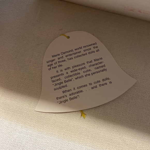 Marie Osmond large porceline doll. Jingle Belle - Picture 6 of 9